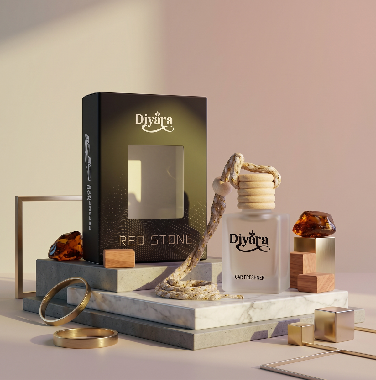 Red Stone Car Perfumes